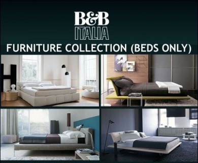 B & B Italia - Beds ( 1.5 GB ) - uparchvip